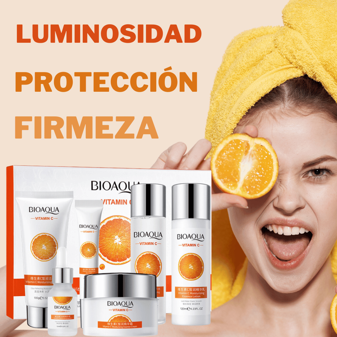 Kit de Lujo Bioaqua Vitamin C (6 Productos)-últimas 3 unidades en stock - EL MUNDO EN TU CASA