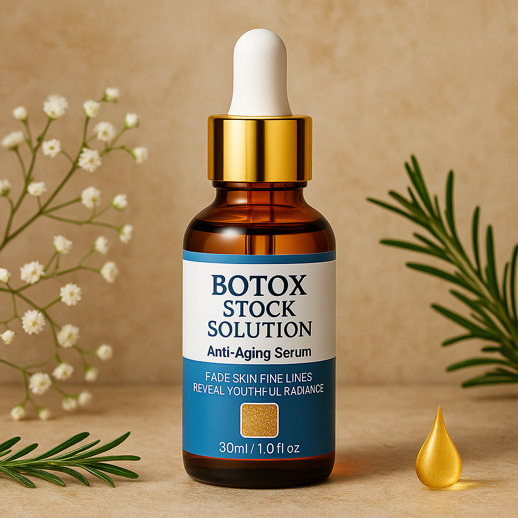 antiarrugas, botox stock solution, efeito lifting, sérum antienvelhecimento