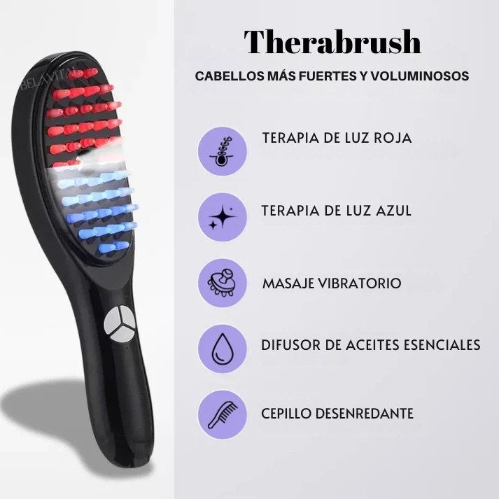 TheraBrush 4 en 1: La Revolución Láser que Detiene la Caída del Cabello y Restaura tu Confianza
